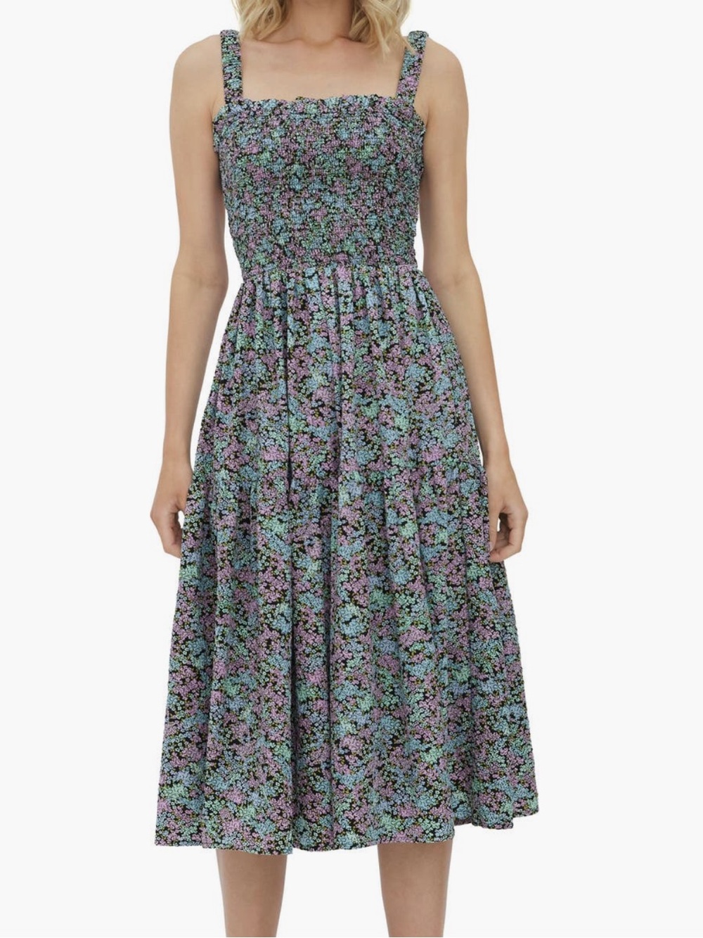 Pre-Owned. Vero Moda Mollie Sleeveless Midi Dress. Great Condition. - Picture 2 of 16
